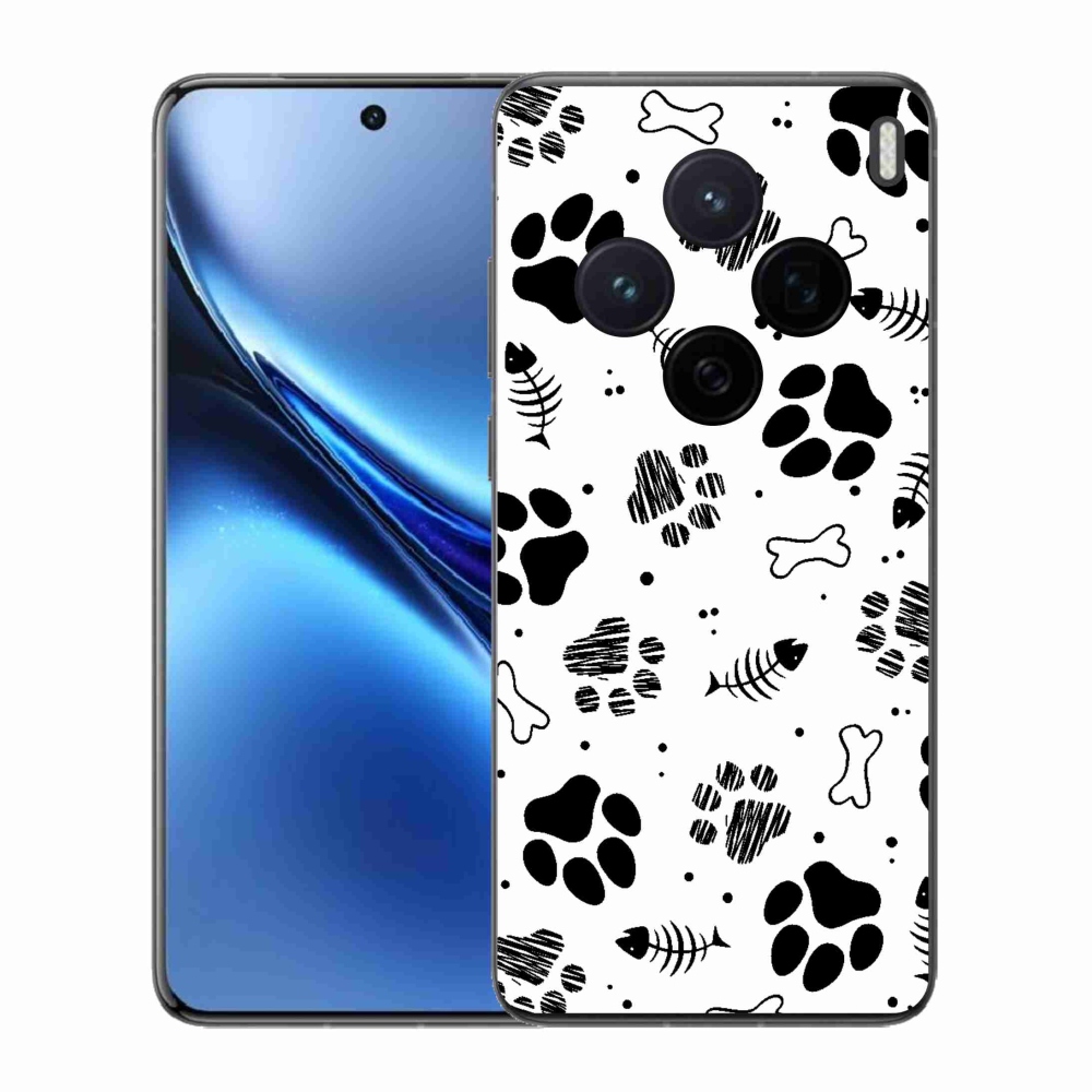 Gélový kryt mmCase na Vivo X200 5G - psie labky 1