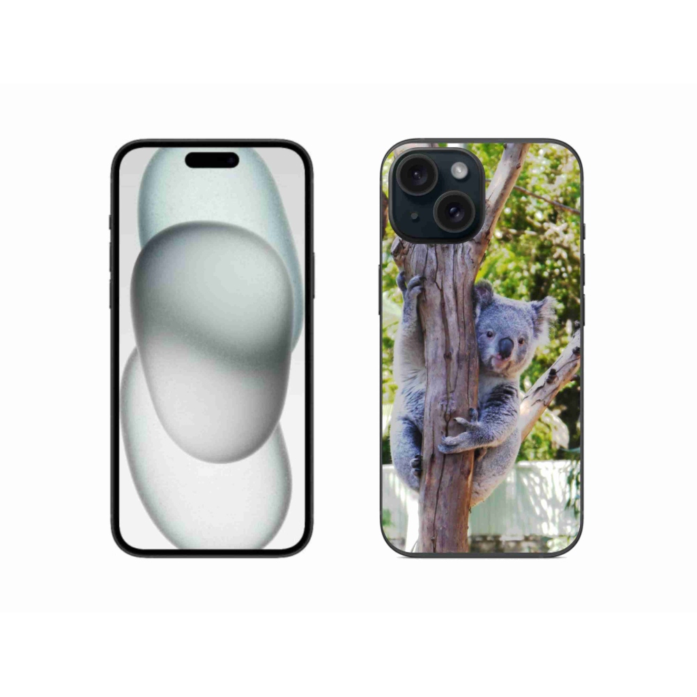 Gélový kryt mmCase na iPhone 15 - koala