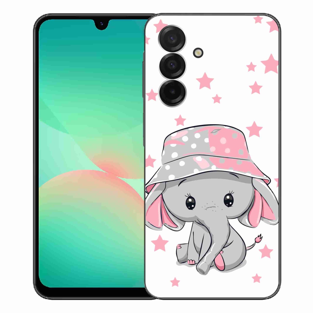 Gélový kryt mmCase na Samsung Galaxy A26 5G - ružový slon