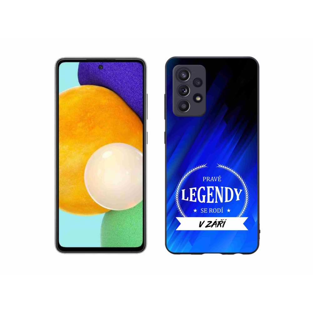 Gélový kryt mmCase na Samsung Galaxy A52s 5G - legendy v septembri modré pozadí