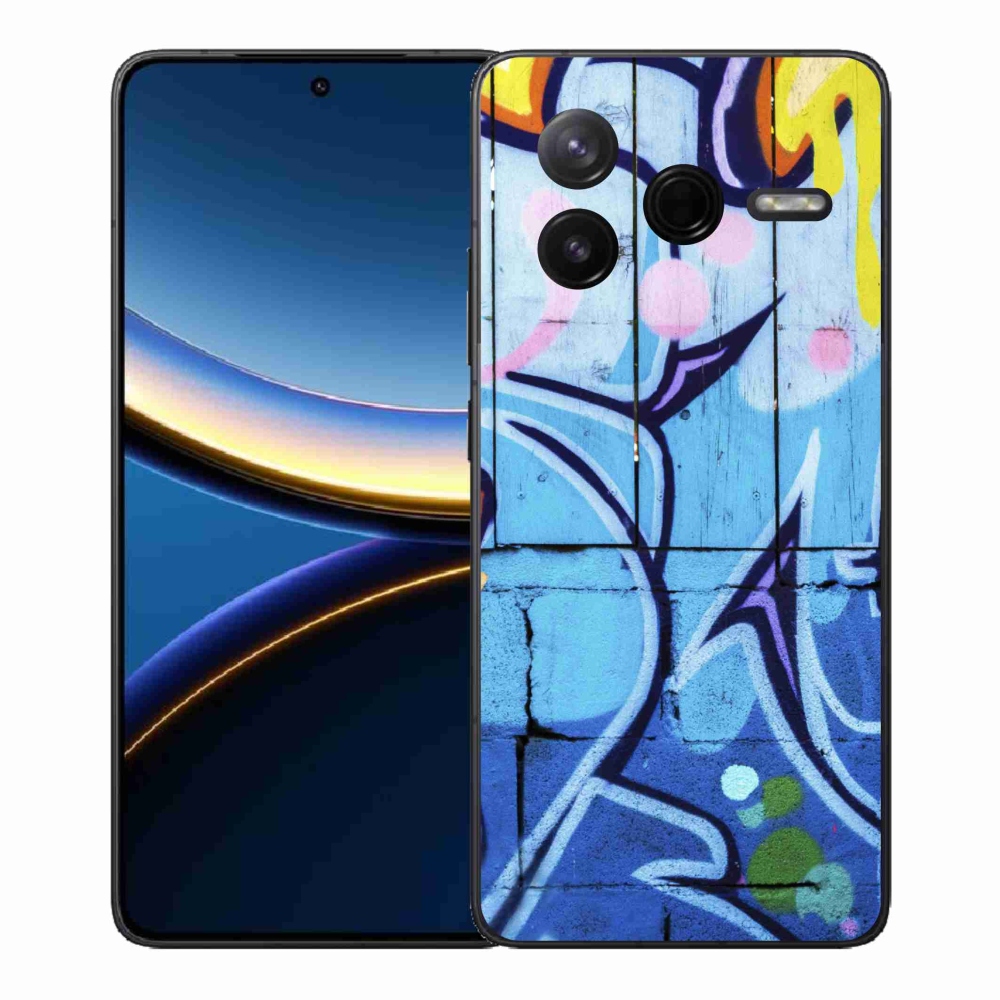 Gélový kryt mmCase na Xiaomi Poco F7 Pro - graffiti