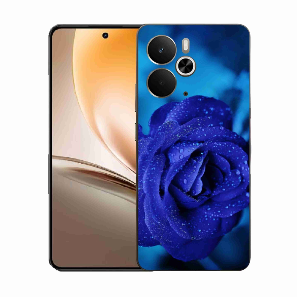 Gélový kryt mmCase na Realme 14 5G - modrá ruža