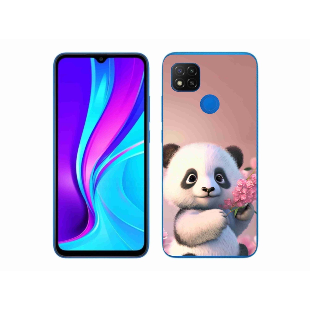 Gélový kryt mmCase na Xiaomi Redmi 9C - roztomilá panda