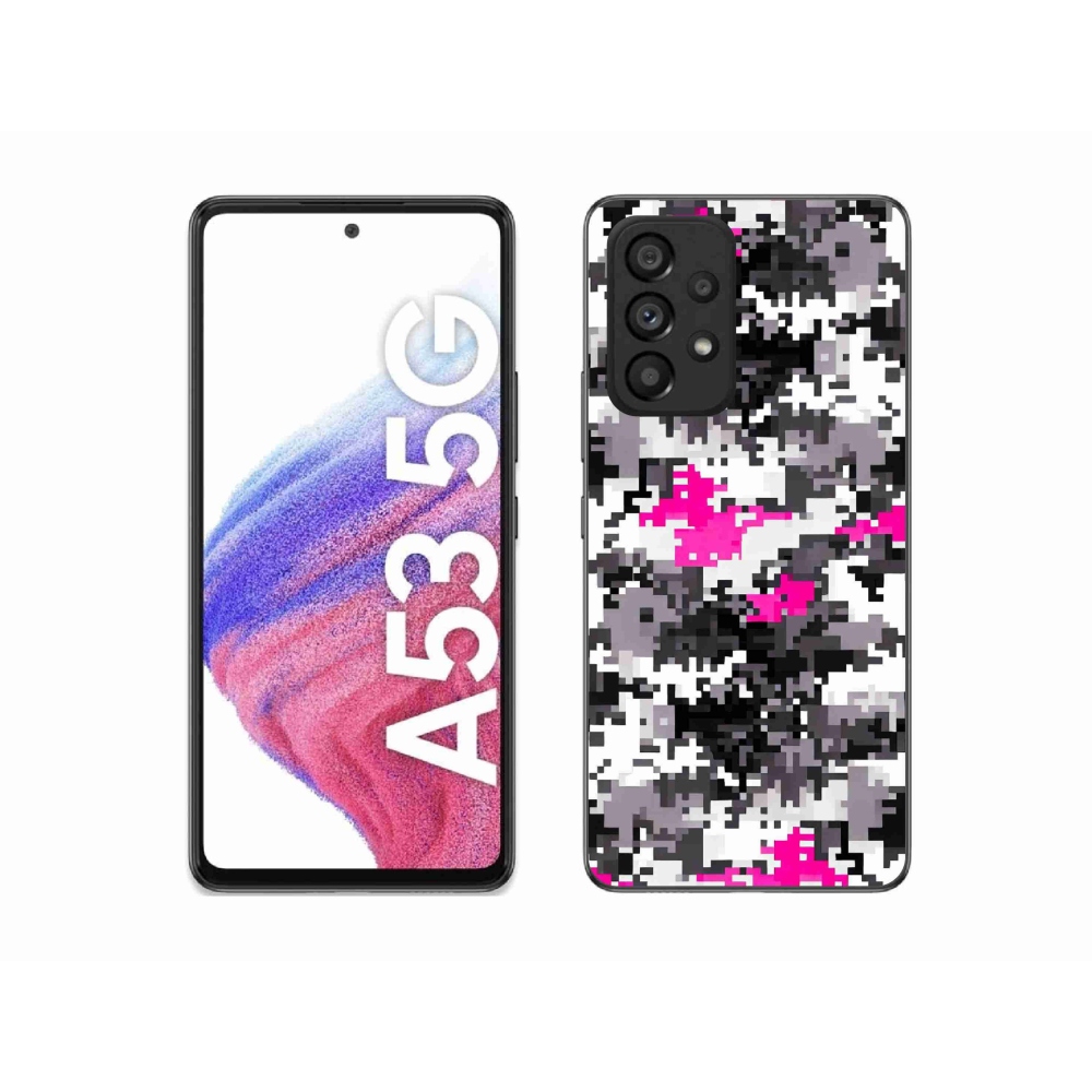 Gélový kryt mmCase na Samsung Galaxy A53 5G - maskáčový vzor 4