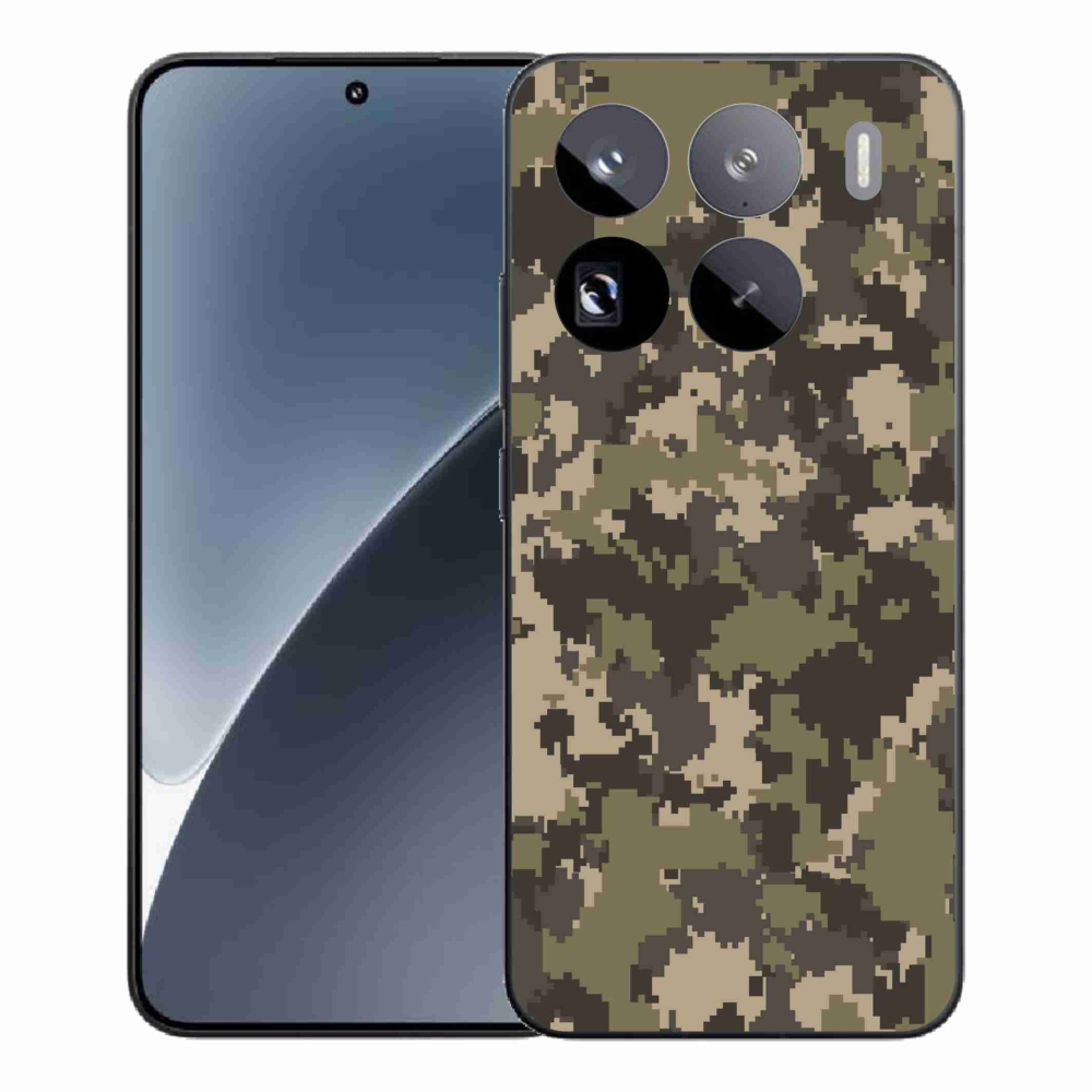 Gélový kryt mmCase na Xiaomi 15 Pro - maskáčový vzor 12