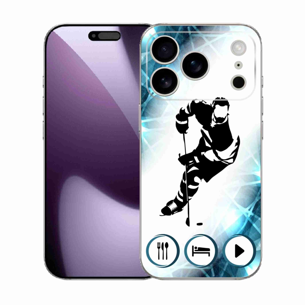 Gélový kryt mmCase na iPhone 17 Pro - hokej 1