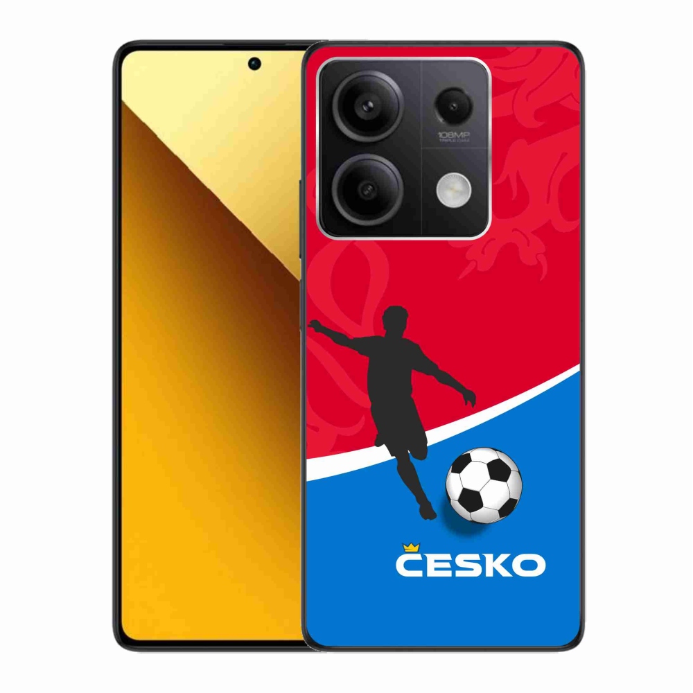 Gélový kryt mmCase na Xiaomi Redmi Note 13 5G - futbal Česko