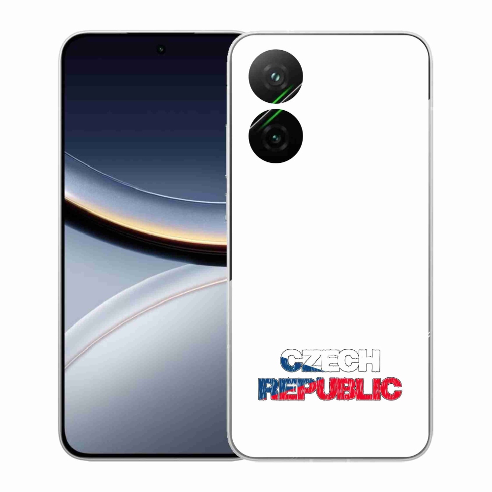 Gélový kryt mmCase na Xiaomi Poco F7 5G - Czech Republic biele pozadie