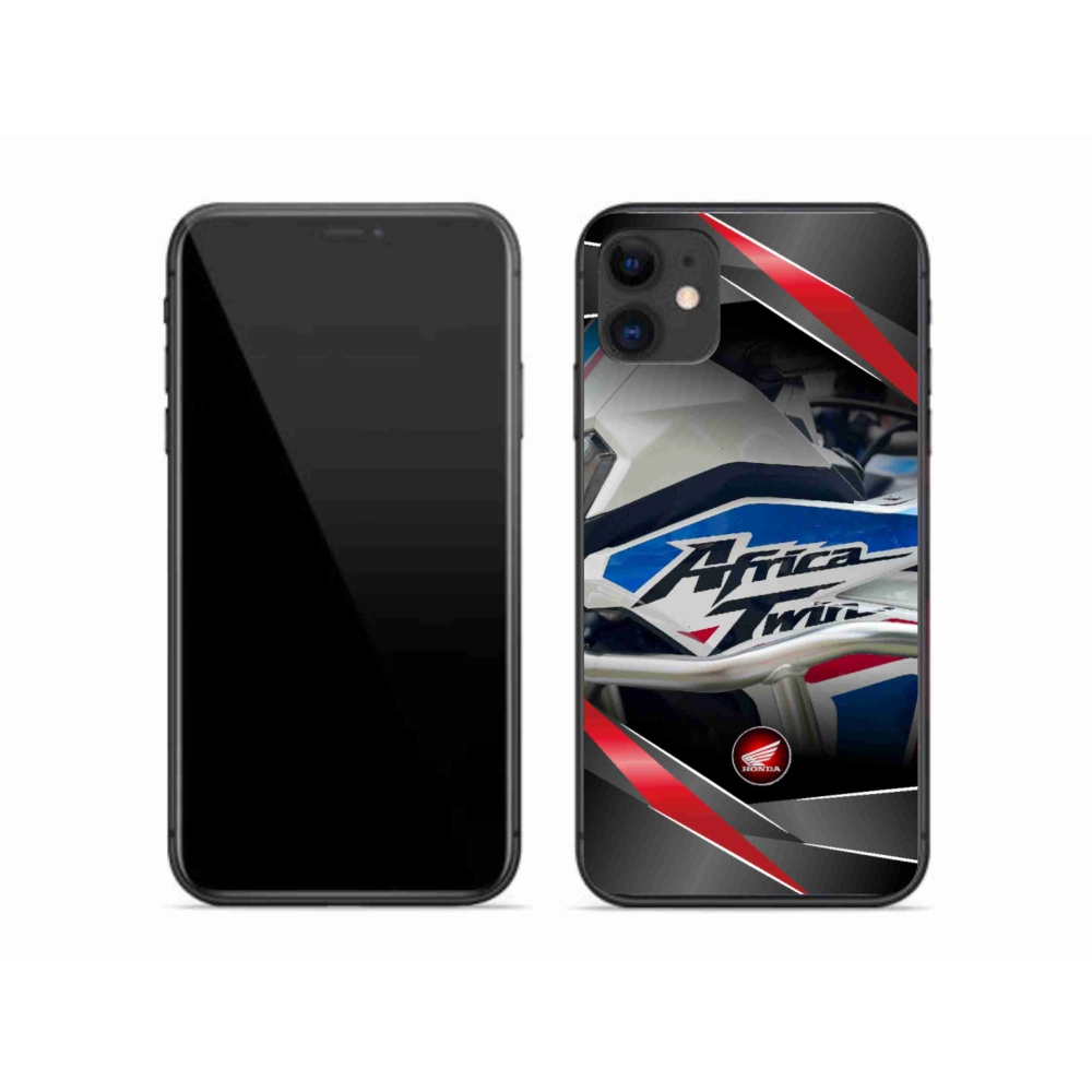 Gélový kryt mmCase na iPhone 11 - motorka honda