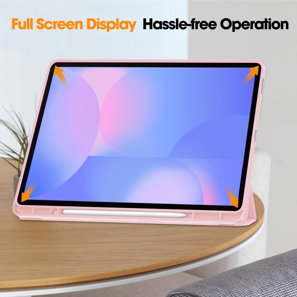 Cases chytré zatváracie púzdro na Samsung Galaxy Tab S10 FE+ - ružové