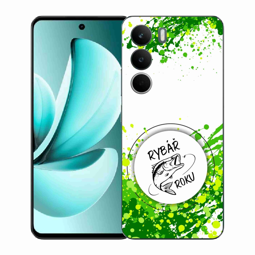 Gélový kryt mmCase na Realme C71 - rybár roka biele pozadie
