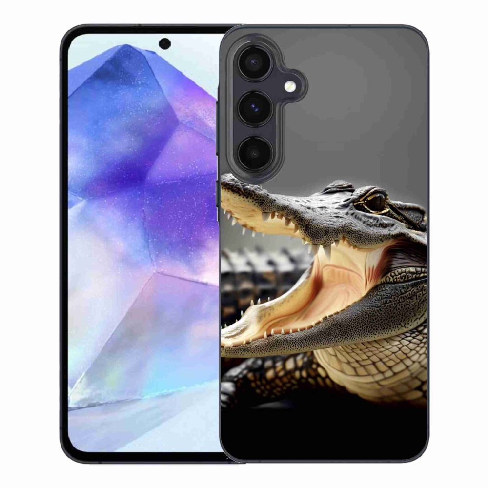 Gélový kryt mmCase na Samsung Galaxy A55 5G - krokodíl