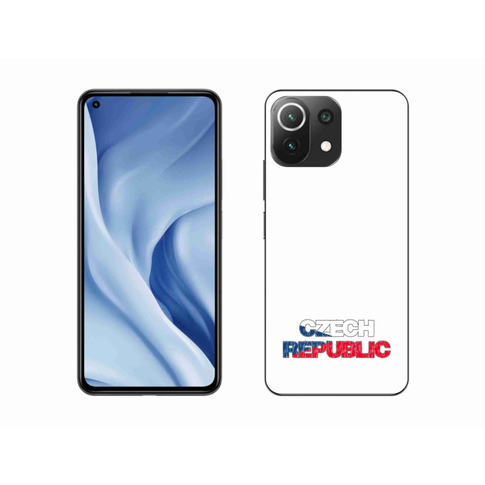 Gélový kryt mmCase na Xiaomi Mi 11 Lite 4G/5G - Slovak Republic biele pozadie