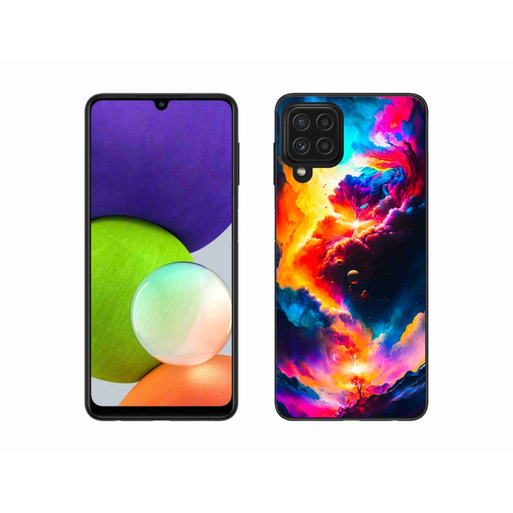 Gélový kryt mmCase na Samsung Galaxy A22 4G - abstraktný motív