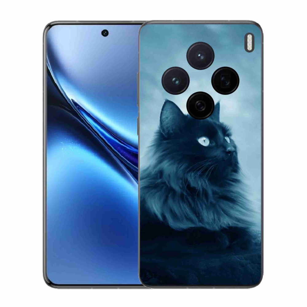 Gélový kryt mmCase na Vivo X200 5G - čierna mačka 1