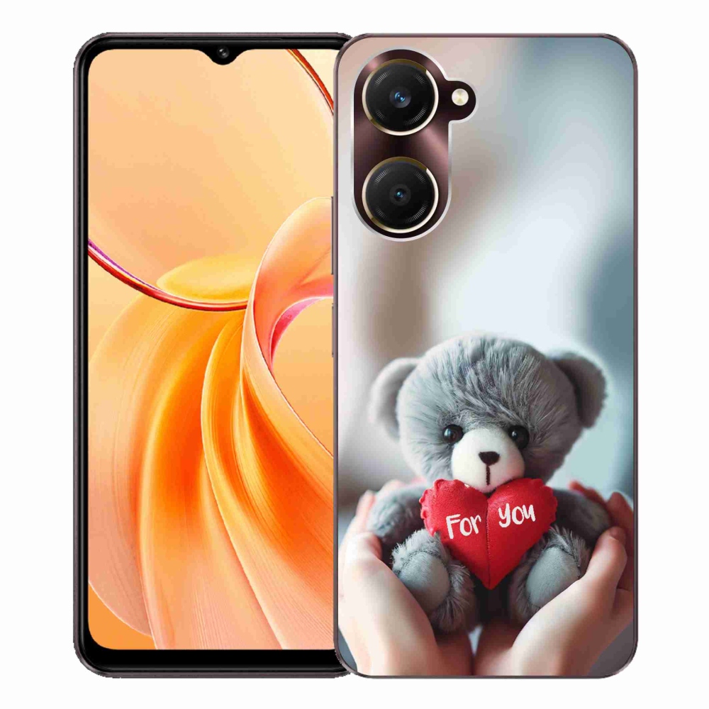 Gélový kryt mmCase na Vivo Y28s 5G - medvedík pre zamilovaných
