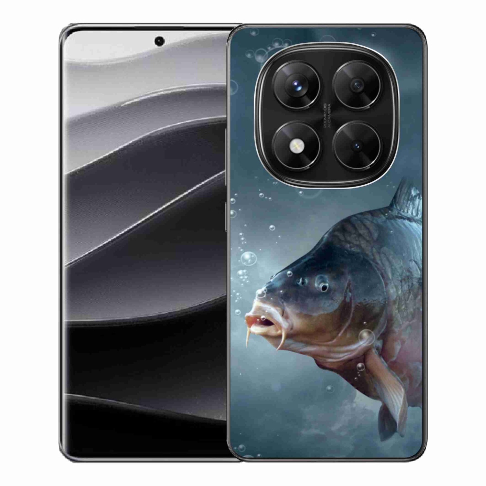 Gélový kryt mmCase na Xiaomi Redmi Note 14 Pro 5G/Poco X7 5G - kapr a bublinky