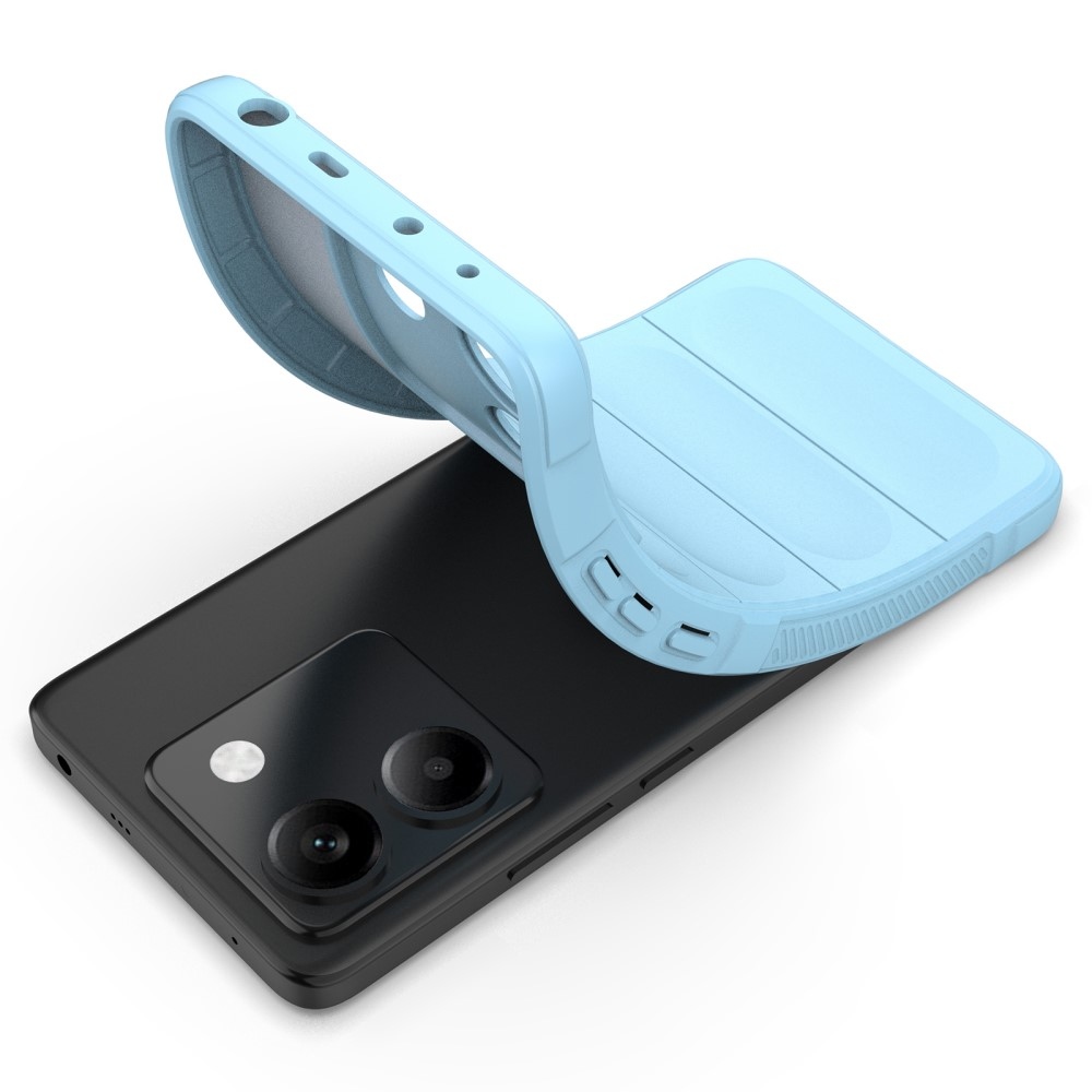 Rugg odolný gélový obal na Xiaomi Poco M7 Pro 5G - svetlomodrý