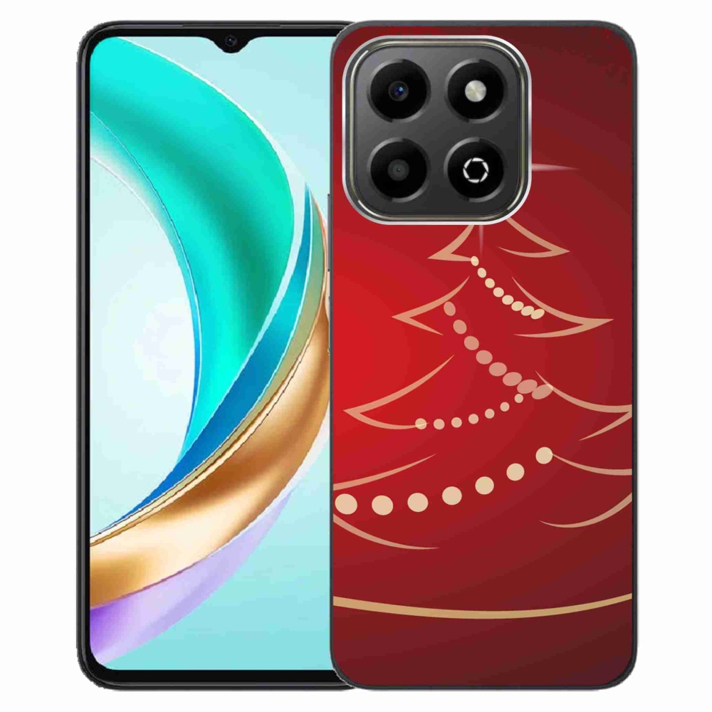 Gélový kryt mmCase na Honor X6b - kreslený vianočný stromček