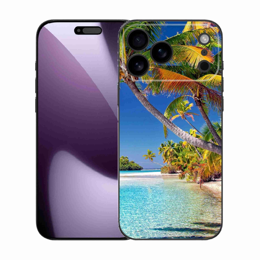 Gélový kryt mmCase na iPhone 17 Pro Max - morská pláž