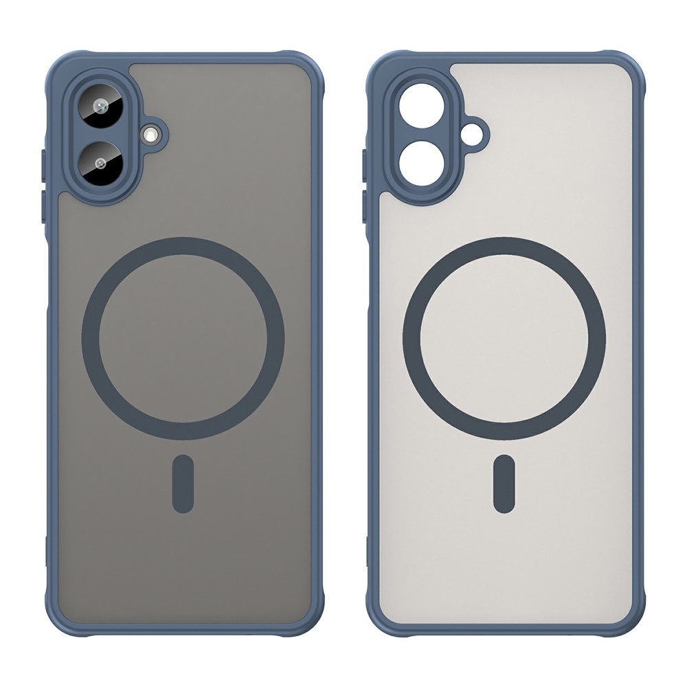 Case matný gélový obal s MagSafe na Samsung Galaxy A07 4G - modrý