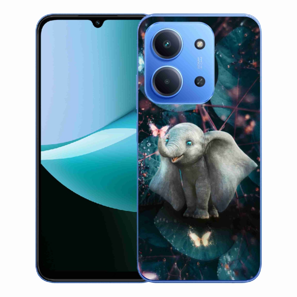 Gélový kryt mmCase na Xiaomi Redmi 15C 4G/5G (173mm) - roztomilý slon