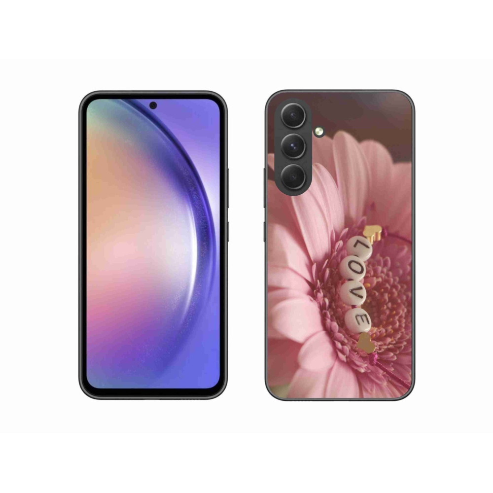 Gélový kryt mmCase na Samsung Galaxy A54 5G - prívesok love