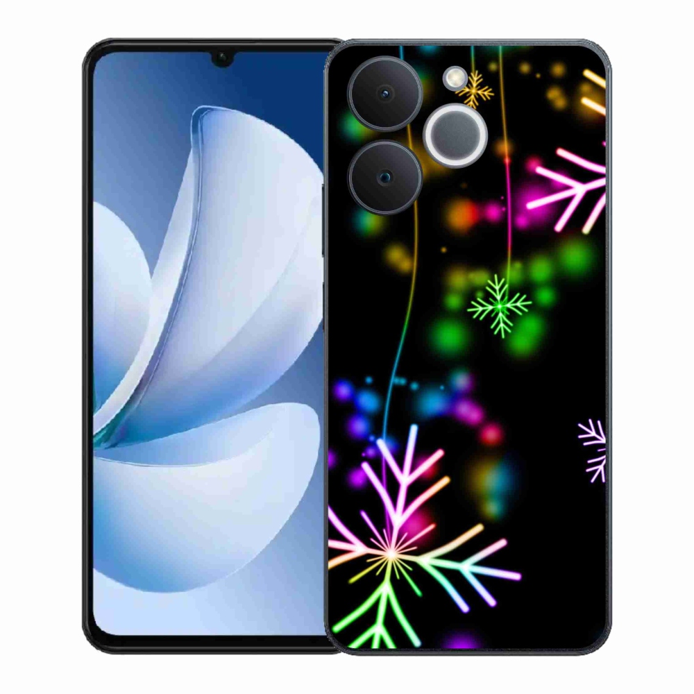 Gélový kryt mmCase na Realme Note 70T - farebné vločky