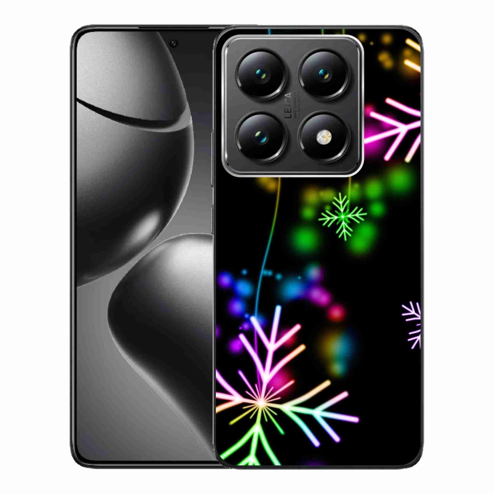 Gélový kryt mmCase na Xiaomi 14T Pro - farebné vločky