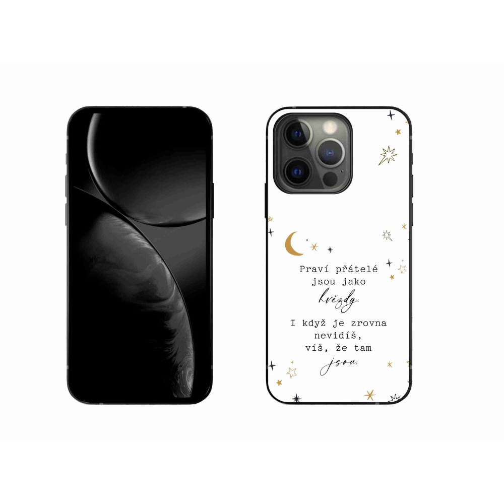 Gélový kryt mmCase na iPhone 13 Pro 6.1 - citát 6 biele pozadie