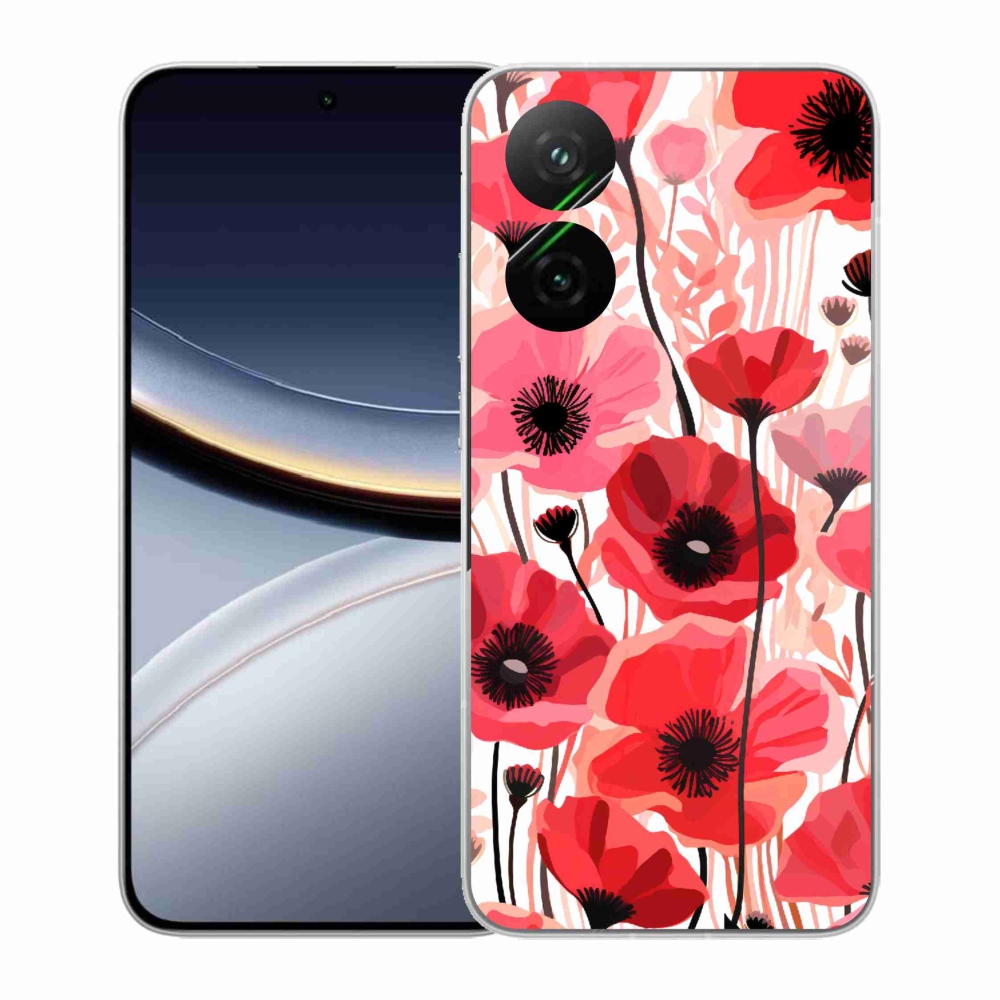 Gélový kryt mmCase na Xiaomi Poco F7 5G - vlčí mak 1
