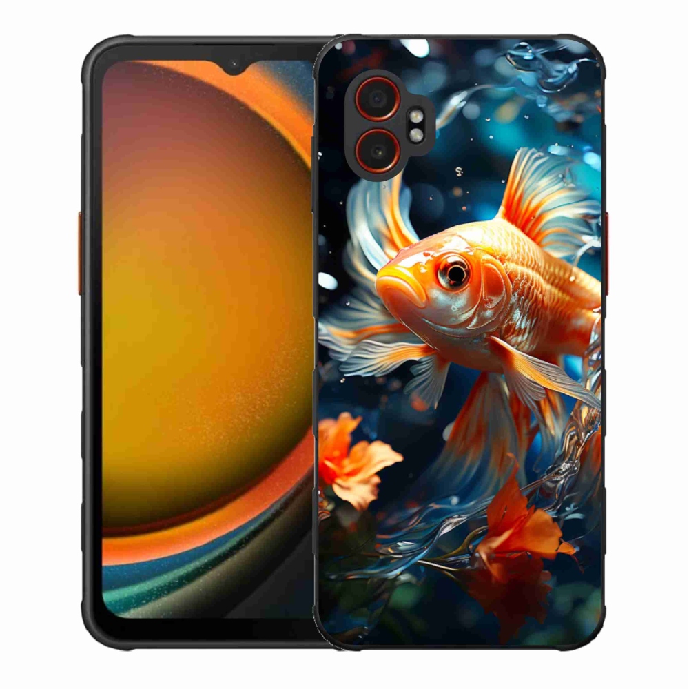 Gélový kryt mmCase na Samsung Galaxy Xcover 7 Pro - rybka