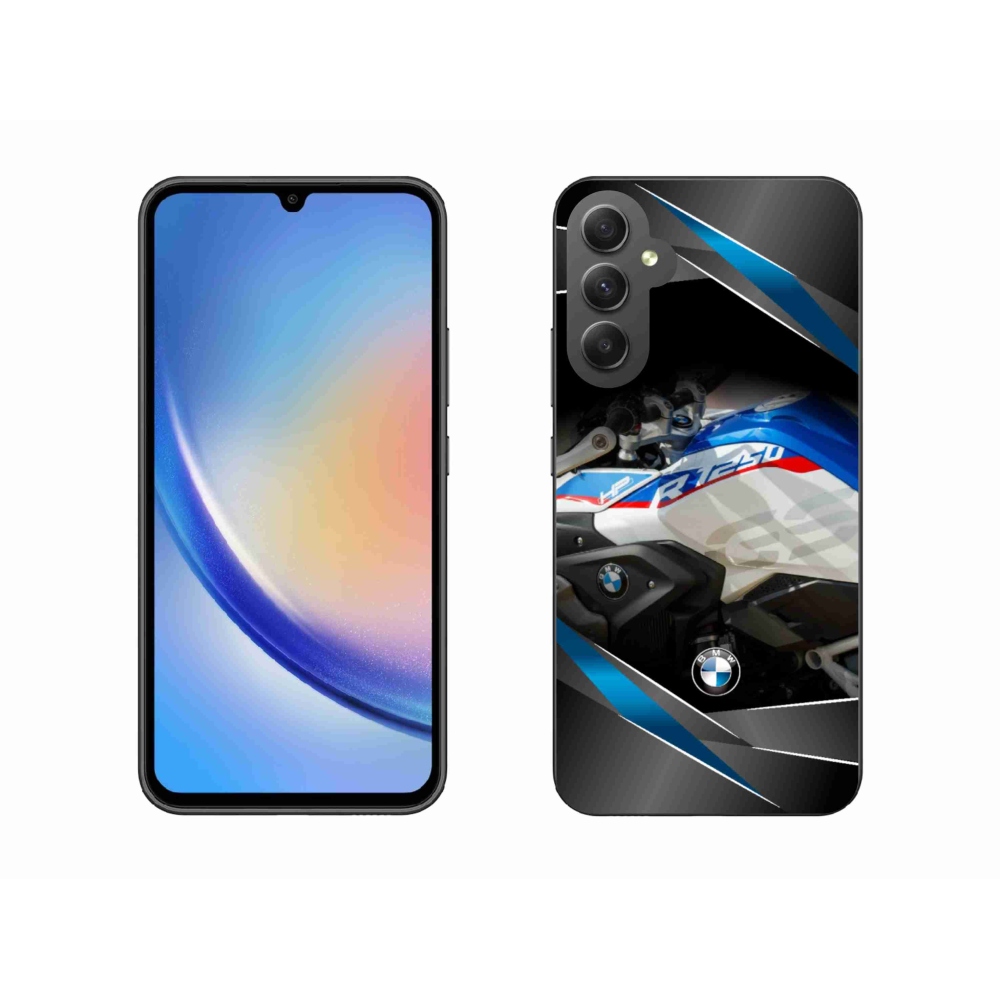 Gélový kryt mmCase na Samsung Galaxy A34 5G - motorka bmw 1