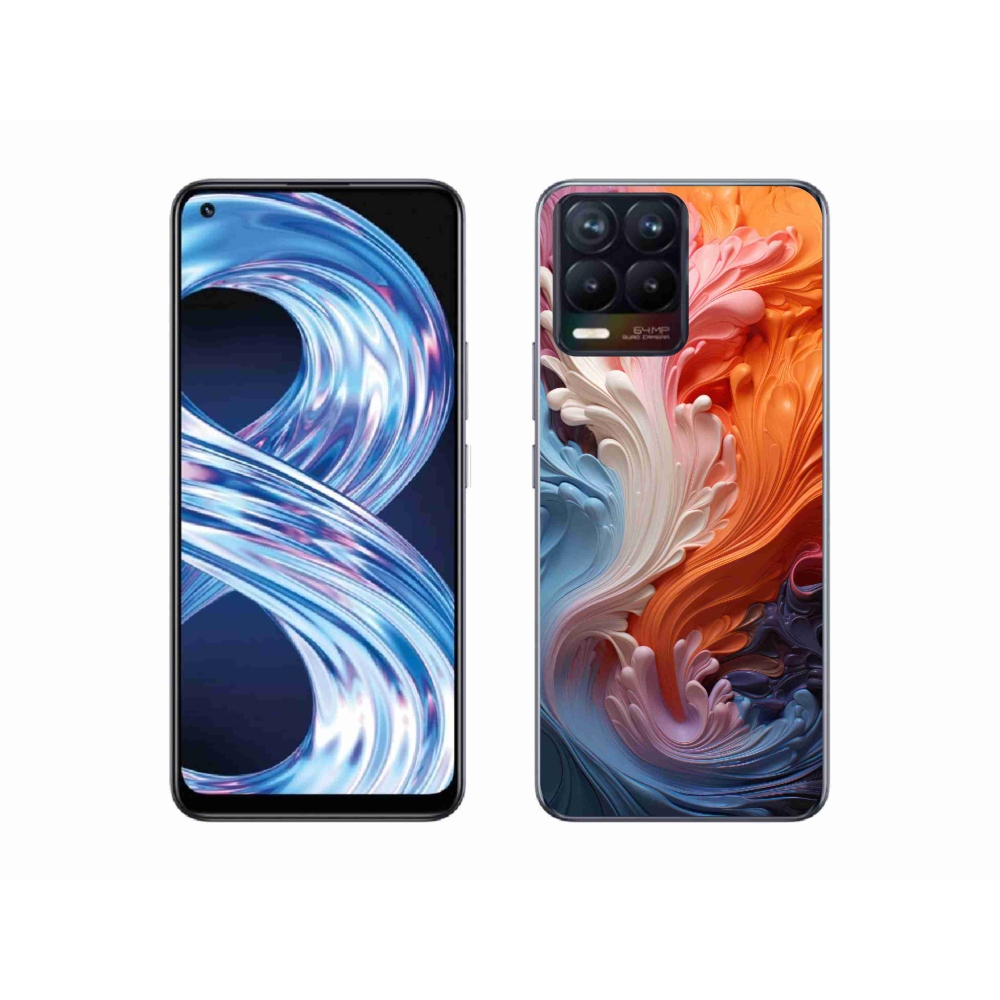 Gélový kryt mmCase na Realme 8 Pro - abstraktný motív 8