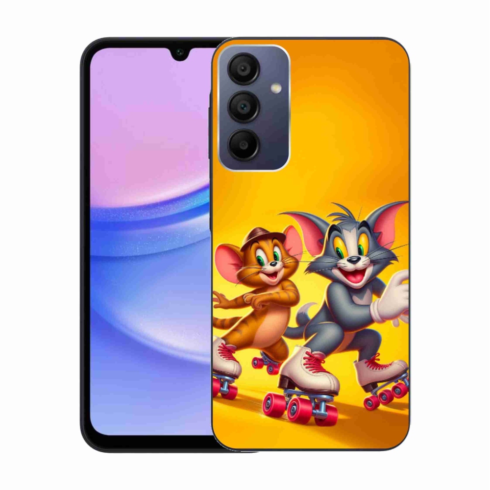 Gélový kryt mmCase na Samsung Galaxy A15 4G/5G - Tom a Jerry