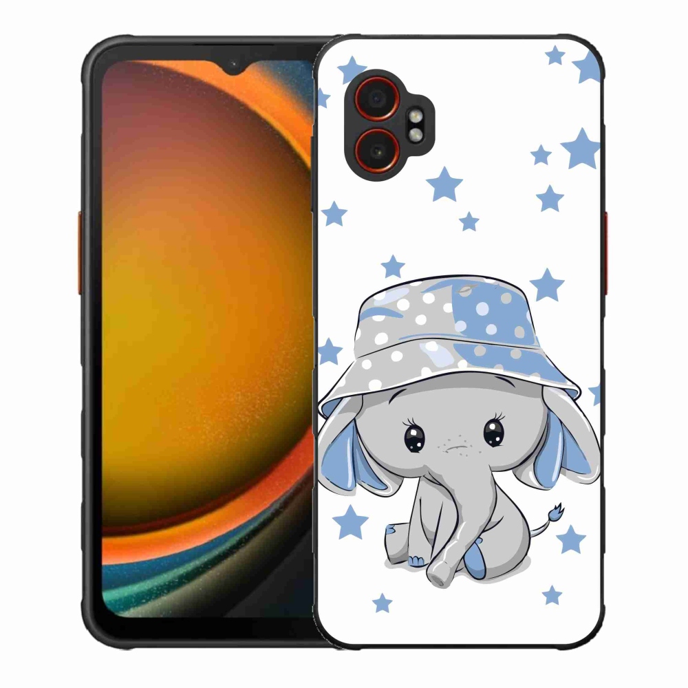 Gélový kryt mmCase na Samsung Galaxy Xcover 7 Pro - modrý slon