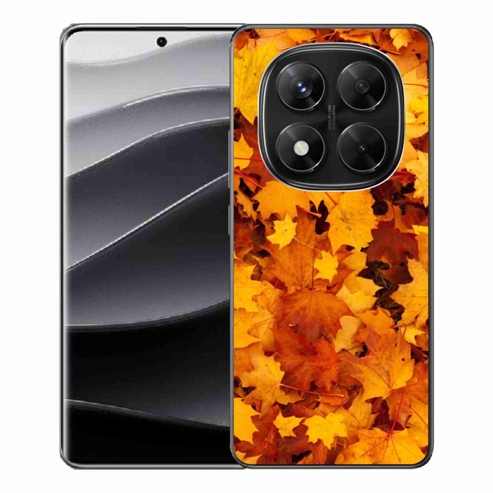 Gélový kryt mmCase na Xiaomi Redmi Note 14 Pro 5G/Poco X7 5G - javorové listy