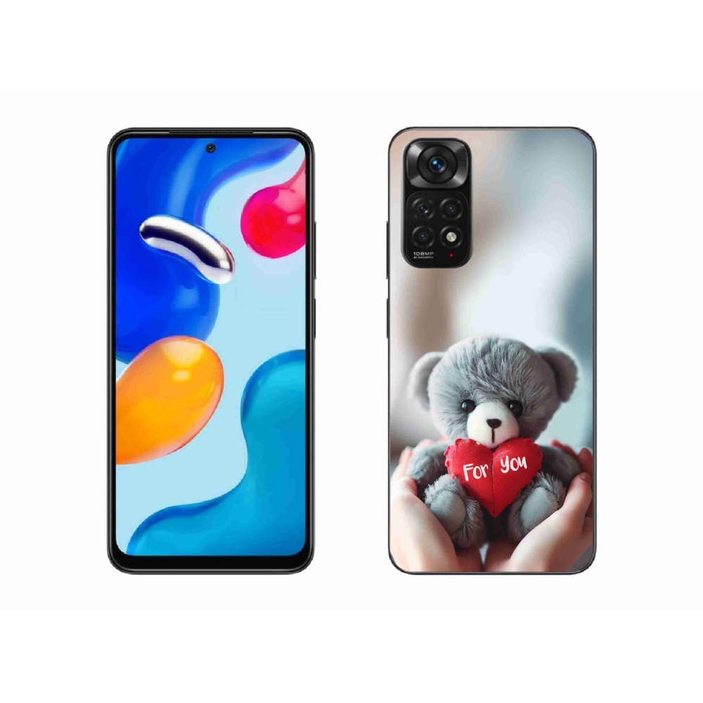 Gélový kryt mmCase na Xiaomi Redmi Note 11S 4G - medvedík Pro zamilovaných