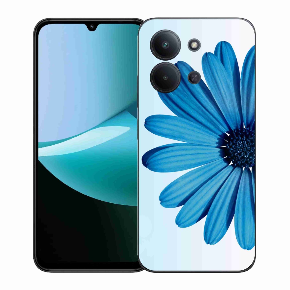 Gélový kryt mmCase na Xiaomi Redmi 15C 4G (171mm)/Poco C85 4G (171mm) - modrá margaréta