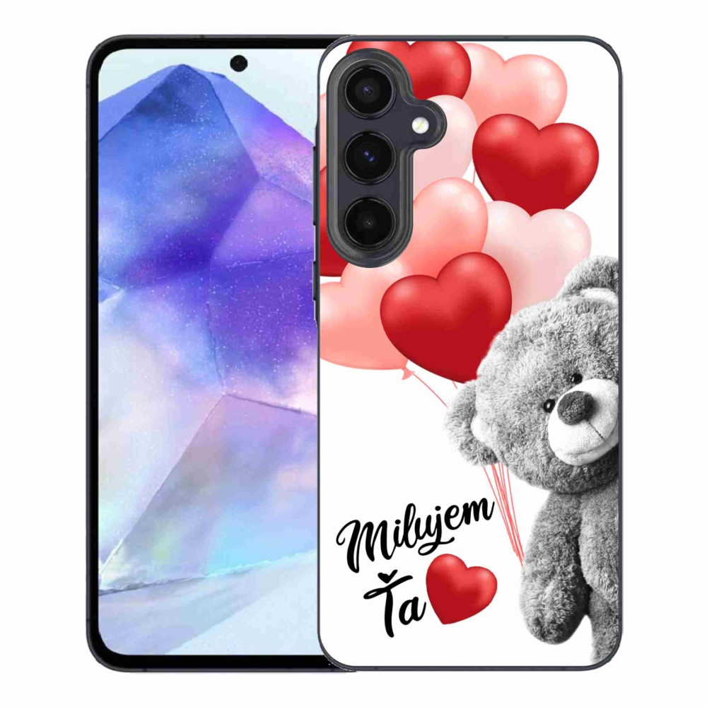 Gélový obal mmCase na Samsung Galaxy A55 5G - milujem Ťa sk