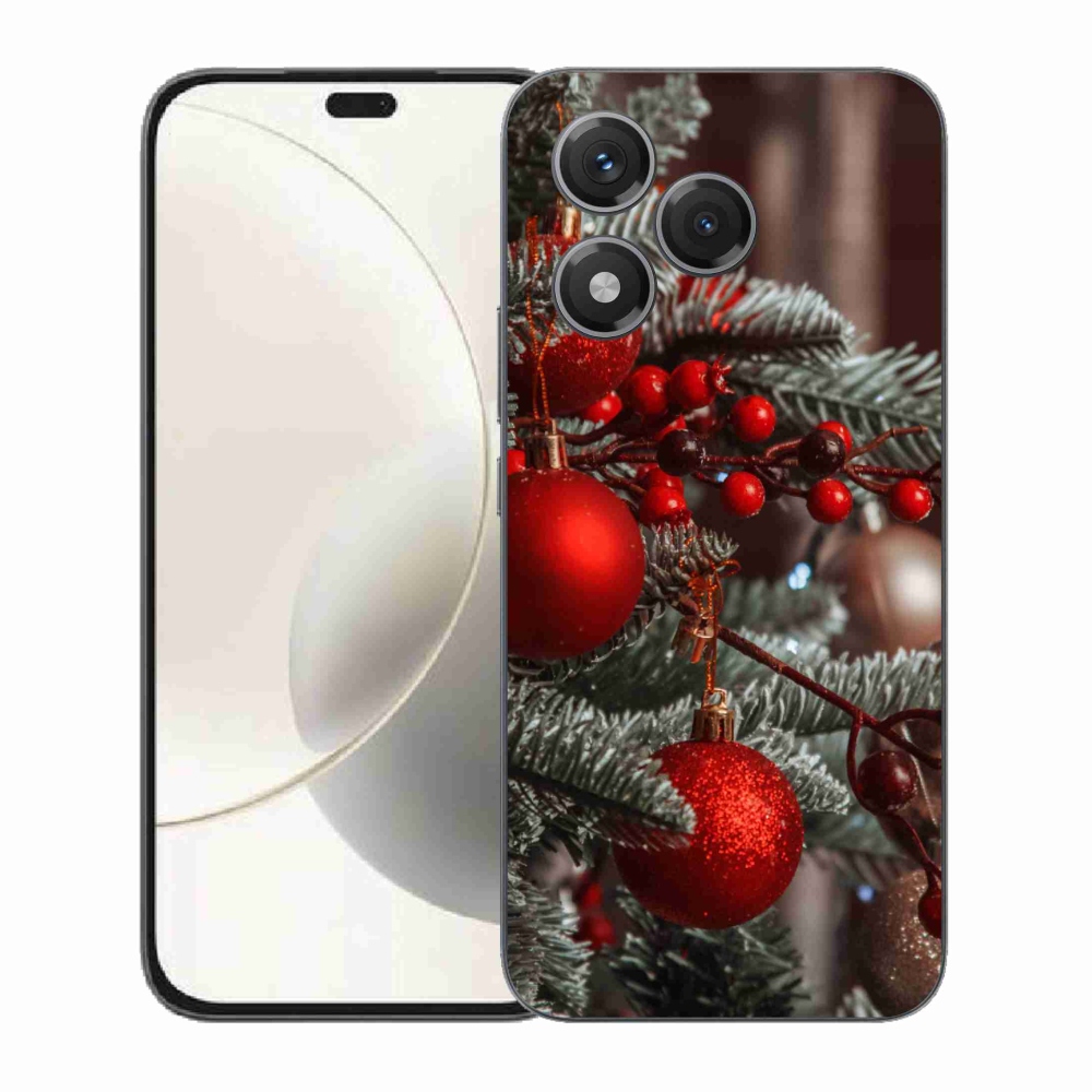 Gélový kryt mmCase na Honor 400 Lite - vianočné ozdoby 2