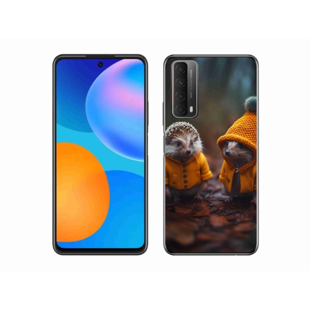 Gelový kryt mmCase na Huawei P Smart (2021) - ježci