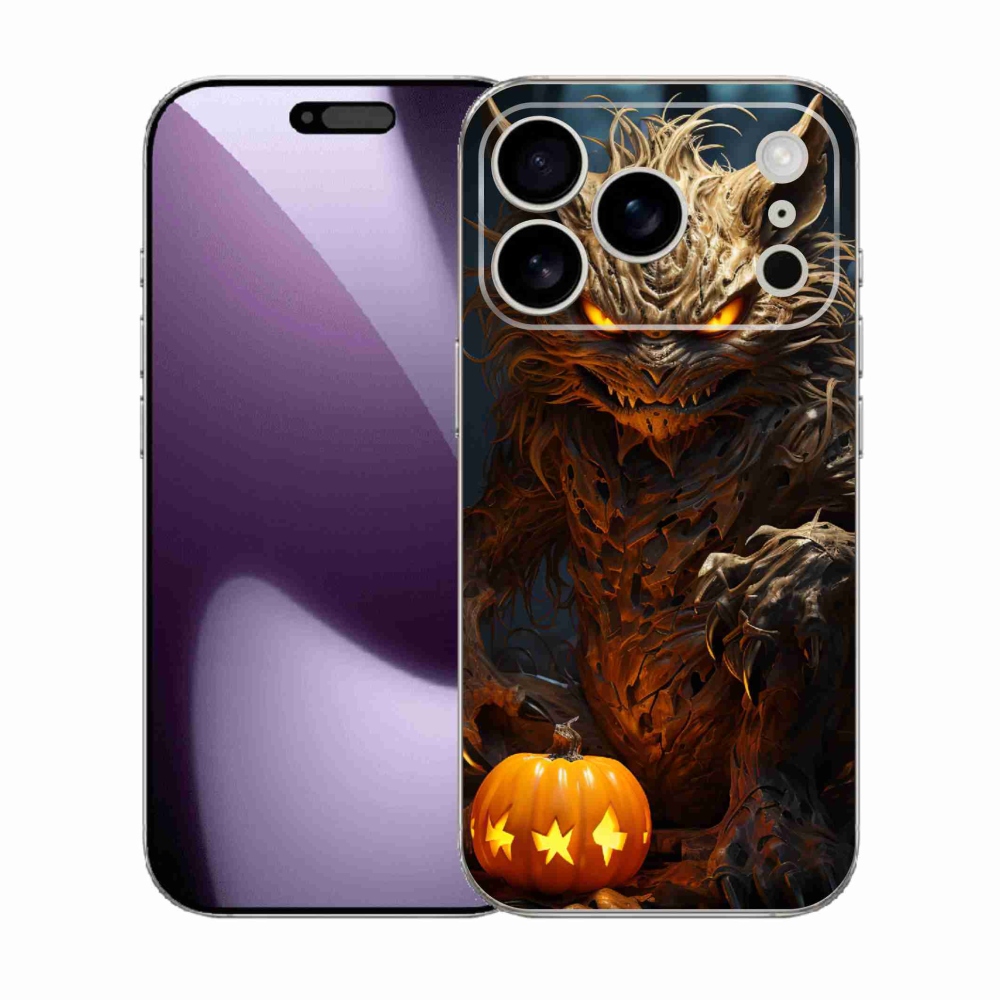 Gélový kryt mmCase na iPhone 17 Pro - halloweenska príšera