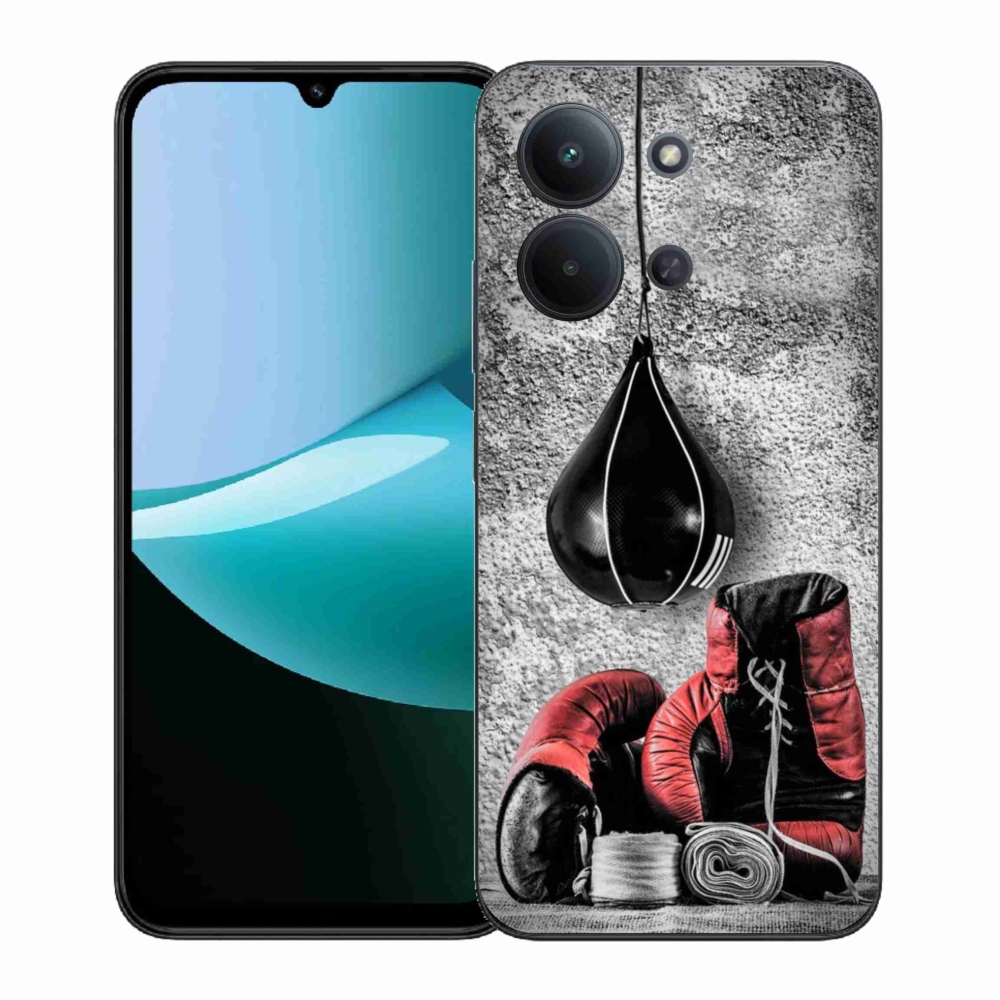 Gélový kryt mmCase na Xiaomi Redmi 15C 4G (171mm)/Poco C85 4G (171mm) - boxovacie vrece a rukavice