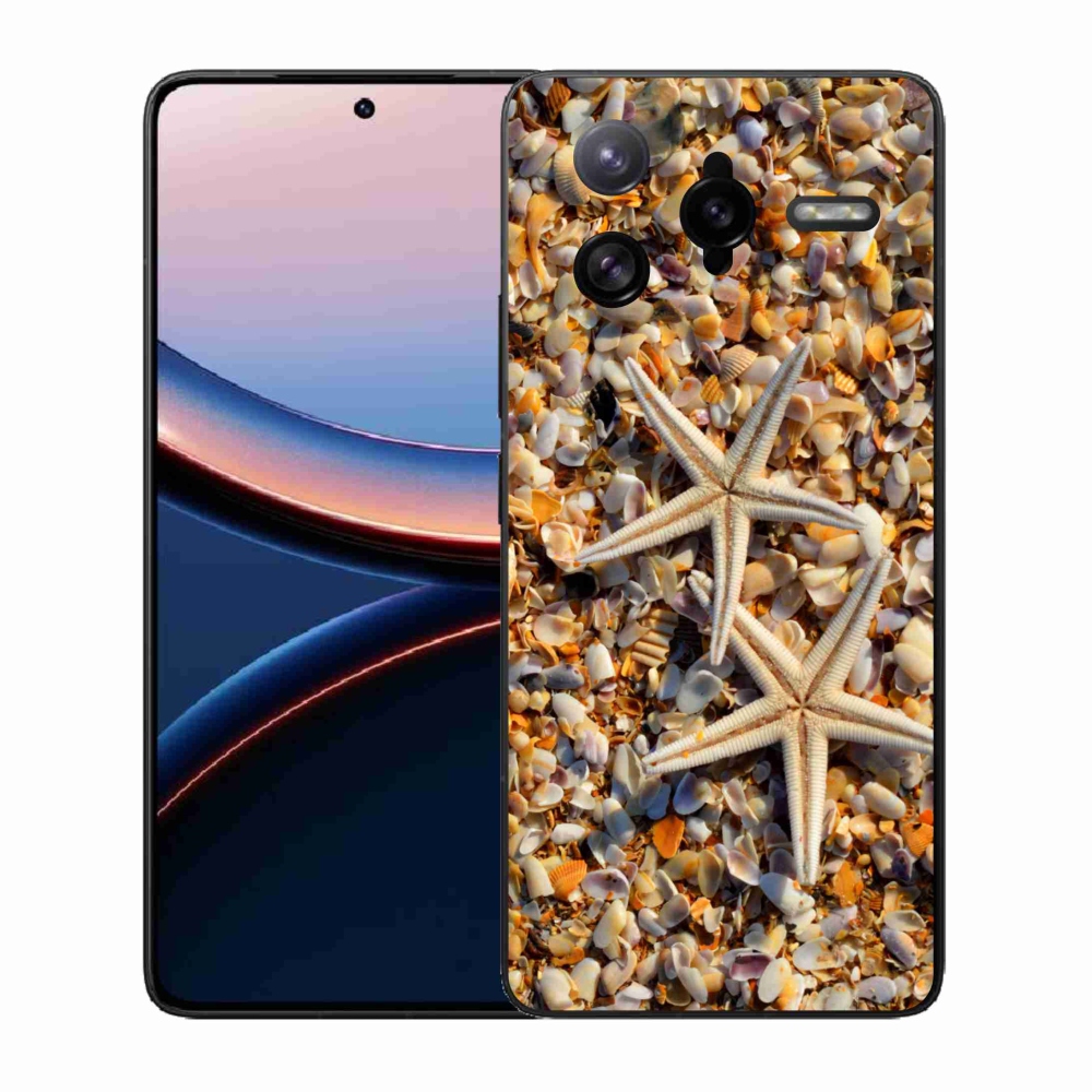 Gélový kryt mmCase na Xiaomi Poco F7 Ultra - morské hviezdice