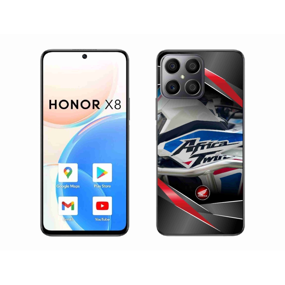 Gélový kryt mmCase na Honor X8 4G - motorka honda
