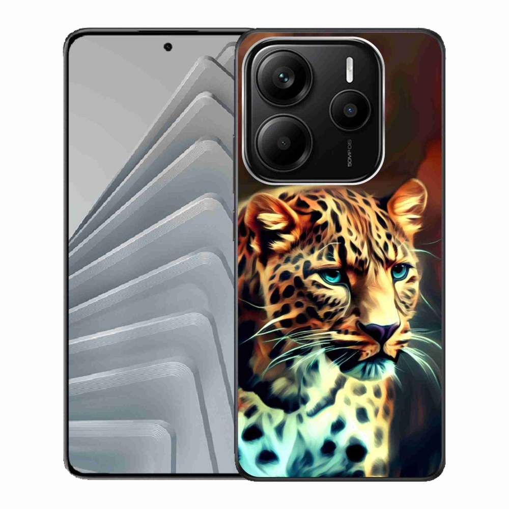 Gélový kryt mmCase na Xiaomi Redmi Note 14 5G - leopard