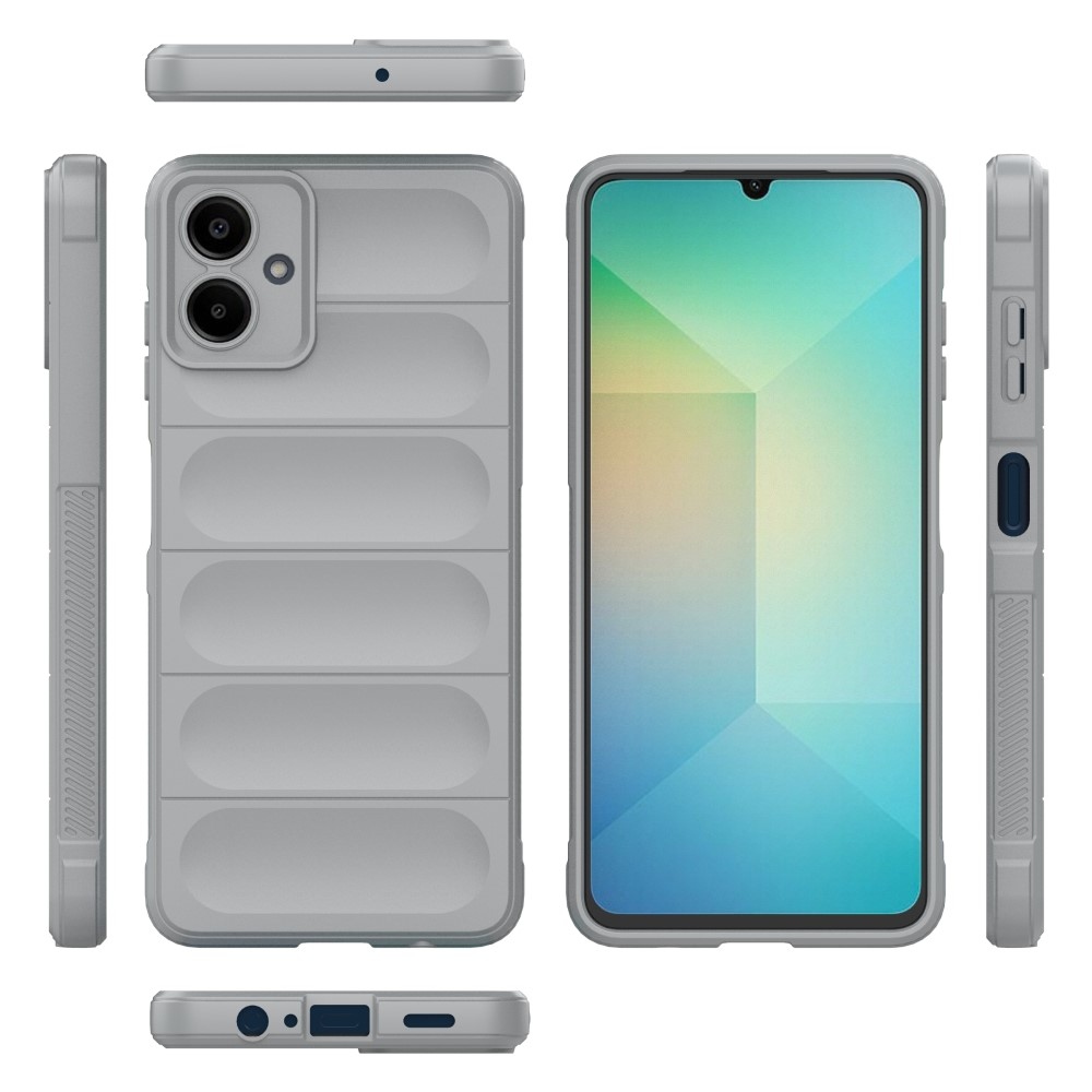 Rugg odolný gélový obal na Samsung Galaxy A06 4G - svetlosivý