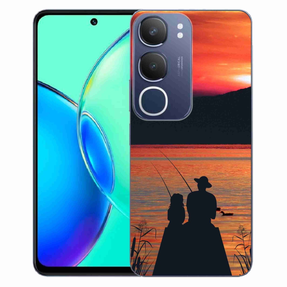 Gélový kryt mmCase na Vivo Y19s - rybárčenie 3