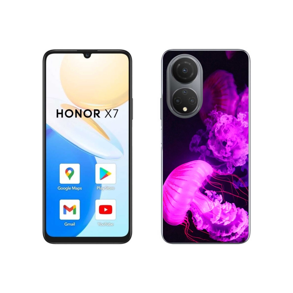 Gélový kryt mmCase na Honor X7 - medúza 1